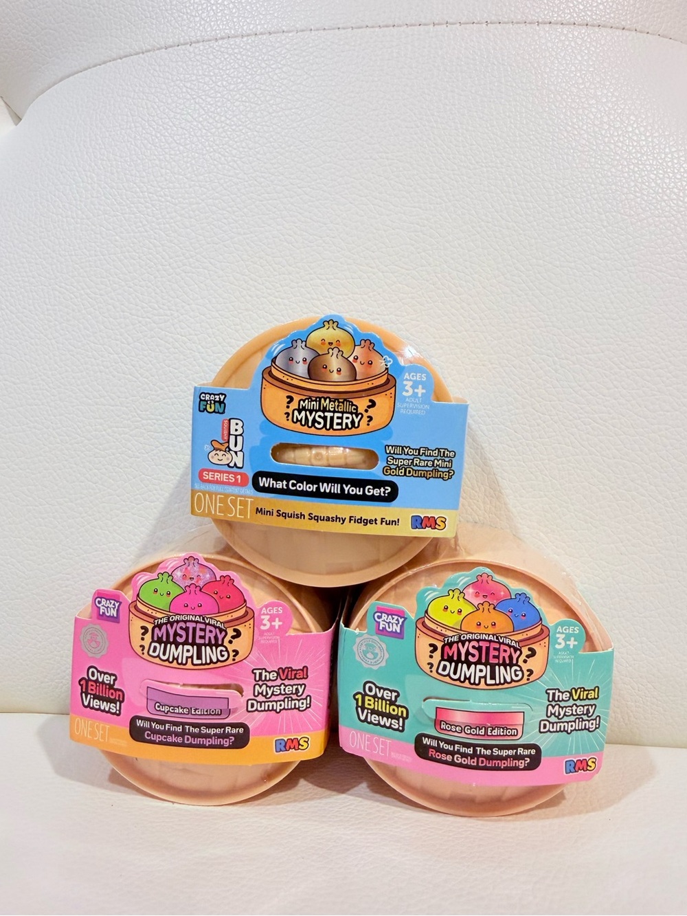 RMS The Mini Mystery Dumpling Bundle lot of 3